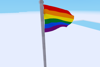 LGBTQ+ pride flag