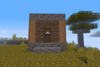 House built with hollow logs