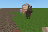 Donkey with Transport Carriage (Model_KT)