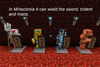 Mineclonia weapons