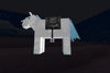 Saddled and tamed Ice Pegasus