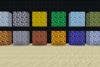 3×3 walls of various raw ore blocks