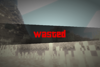 Showcases a modified B&W HUD with red "WASTED" in the middle of the screen