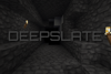 The word ‘deepslate’ in front of a dark deepslate cave