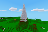 A natural pillar of Dolomite stone.