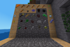 Weapons added with optional dependencies (sandstone as background)