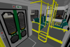 The interior of the Type 9 LRV.