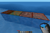 Corrode with water