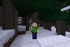 Player using arcane wand