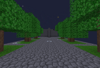 A path lined with trees