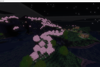 It's a bit hard to tell, but it is night time and not completely pitch black.