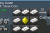 Crafting steel coin