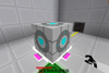 Cube on button