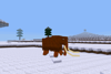 A woolly mammoth, Ice Age