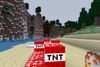 a special dungeon master throwing tnt