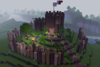 Castle with artillery and bunker blocks