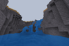 Same scene from the POV of the forming lake.