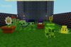 few plants attacking