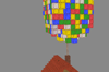 A flying house