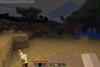 Throwed burning TNT stick