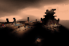 forsaken desert under