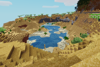 Desert With Small "Oasis"