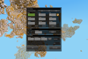 Noise editor window with nodes generated from 3D noise in the background