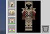 The armor pieces as shown in the inventory.