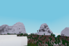 Line of Mountains on The Same Very Special Seed