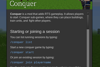 Conquer's help menu