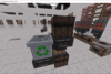 recycle bin used with hoppers in mineclonia