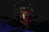 MineClonia with Yellow/Blue spiral and Red/Blue burst.
