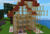 Here, the scaffolding has already been partly replaced with the right nodes