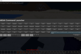 Command launcher window in minetest_game
