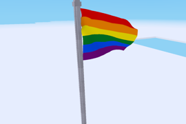 LGBTQ+ pride flag