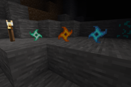 shuriken types: thunder, fire and ice