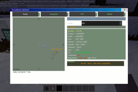 Onglet Radar - Informations avions