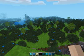 wide shot of the natural wallgoo