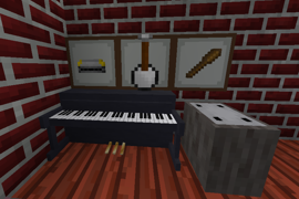 All Instruments in update 2: Harmonica, Banjo, Drum and Piano.