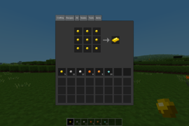 Gold Nuggets -> Gold Ingot