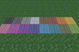 Dyed planks