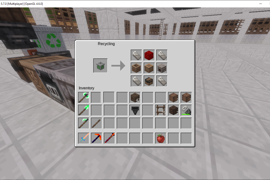 mineclonia recipe from recycling itself