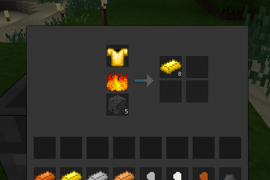 Smelting a Gold Chestplate