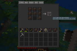 craft recipe of Crafter (any wood)