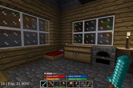 Inside a home