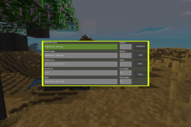 Technical shapeshift menu