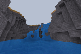 Same scene from the POV of the forming lake.