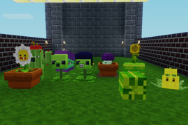 few plants attacking