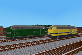 Additional liveries for the European BR218 Diesel Locomotive