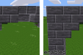 World aligned textures shown on stairs where the feature is disabled by default